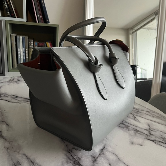 Celine Tie Tote in Gray Large - Picture 5 of 5